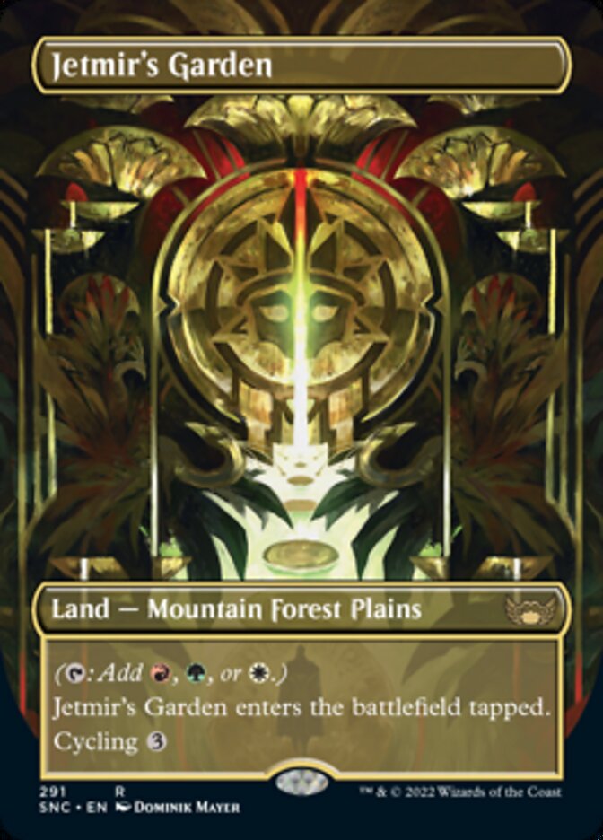 Jetmir's Garden (Borderless Alternate Art) [Streets of New Capenna] (SNC 291)