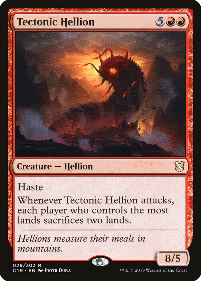 Tectonic Hellion [Commander 2019] (C19 29)