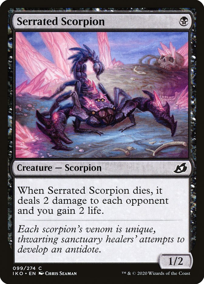 Serrated Scorpion [Ikoria: Lair of Behemoths] (IKO 99)
