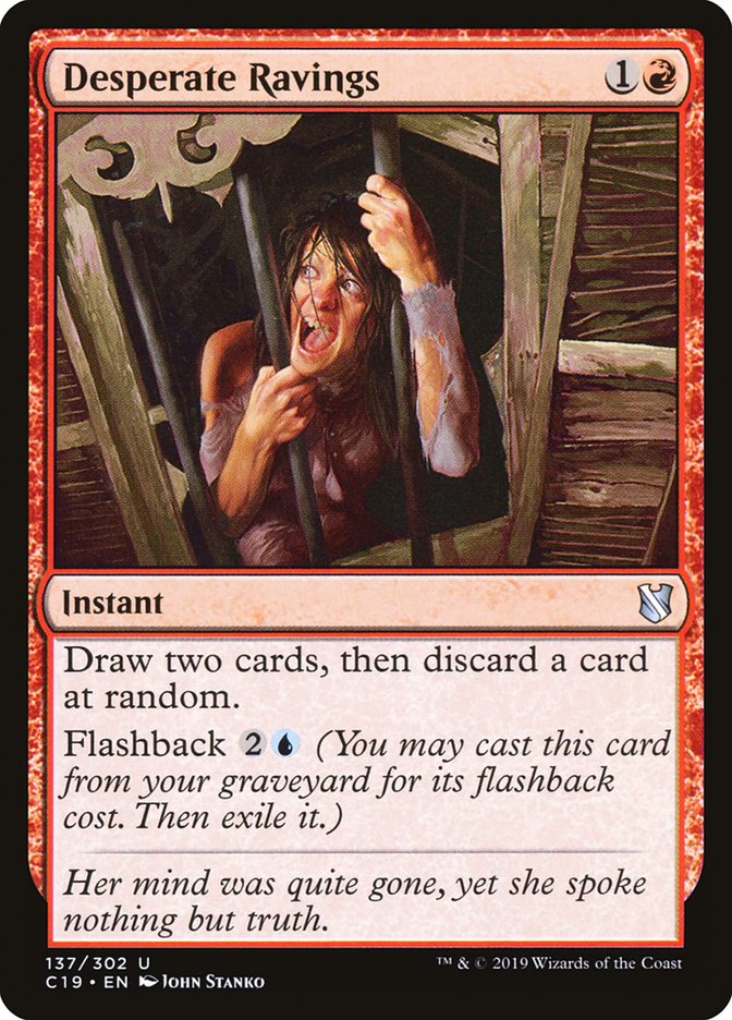 Desperate Ravings [Commander 2019] (C19 137)