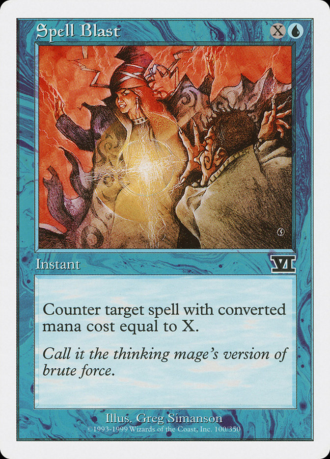 Spell Blast [Classic Sixth Edition] (6ED 100)