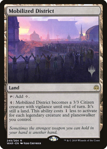 Mobilized District (Promo Pack) [War of the Spark Promos] (PWAR 249P)
