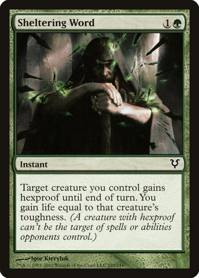 Sheltering Word [Avacyn Restored] (AVR 192)