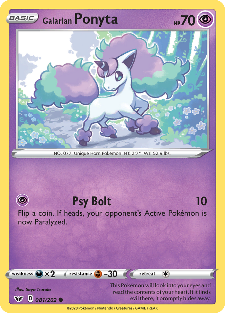 Galarian Ponyta (81/202) [Sword & Shield: Base Set]
