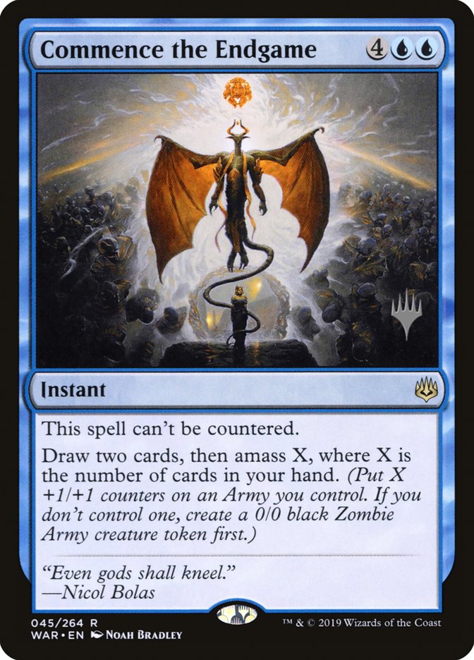 Commence the Endgame (Promo Pack) [War of the Spark Promos] (PWAR 45P)