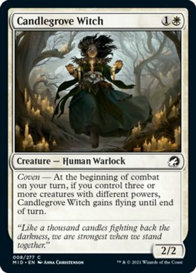 Candlegrove Witch [Innistrad: Midnight Hunt] (MID 8)