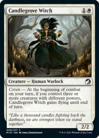 Candlegrove Witch [Innistrad: Midnight Hunt] (MID 8)