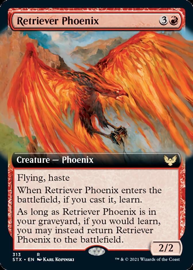 Retriever Phoenix (Extended) [Strixhaven: School of Mages] (STX 313)