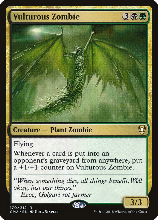 Vulturous Zombie [Commander Anthology Volume II] (CM2 170)