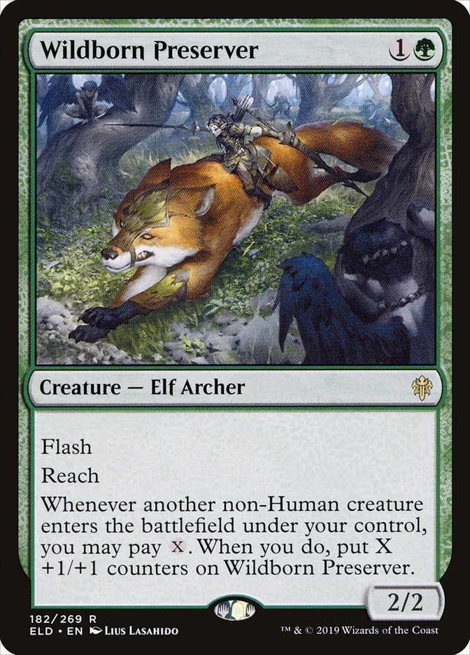 Wildborn Preserver [Throne of Eldraine] (ELD 182)