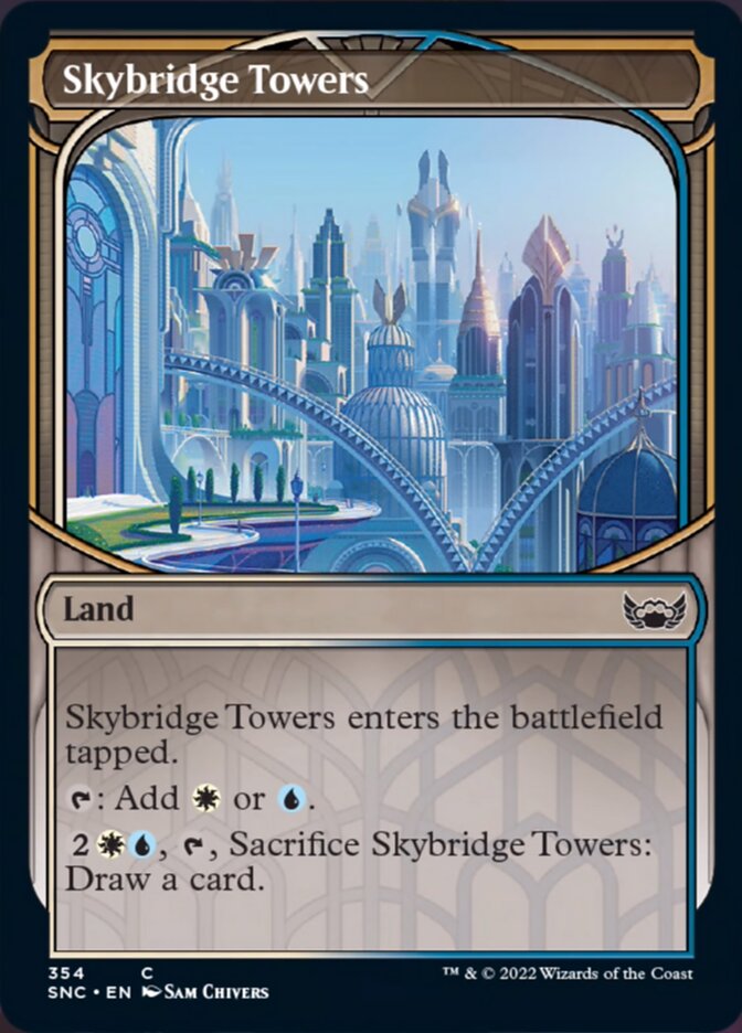 Skybridge Towers (Showcase Skyscraper) [Streets of New Capenna] (SNC 354)