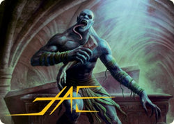 Ghoul Art Card (Gold-Stamped Signature) [Dungeons & Dragons: Adventures in the Forgotten Realms Art Series] (AAFR 18)