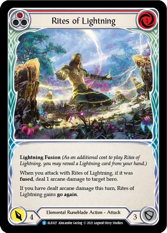 Rites of Lightning (Red) [BRI027] 1st Edition Normal