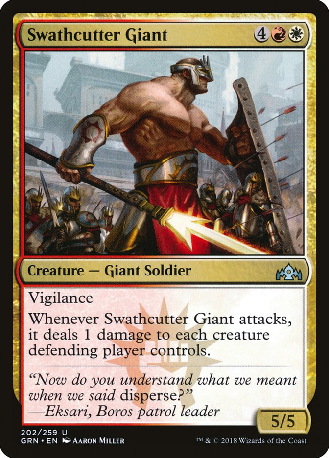 Swathcutter Giant [Guilds of Ravnica] (GRN 202)