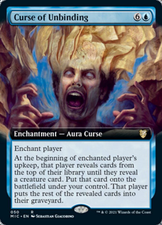 Curse of Unbinding (Extended) [Innistrad: Midnight Hunt Commander] (MIC 50)