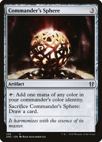 Commander's Sphere [Zendikar Rising Commander] (ZNC 109)