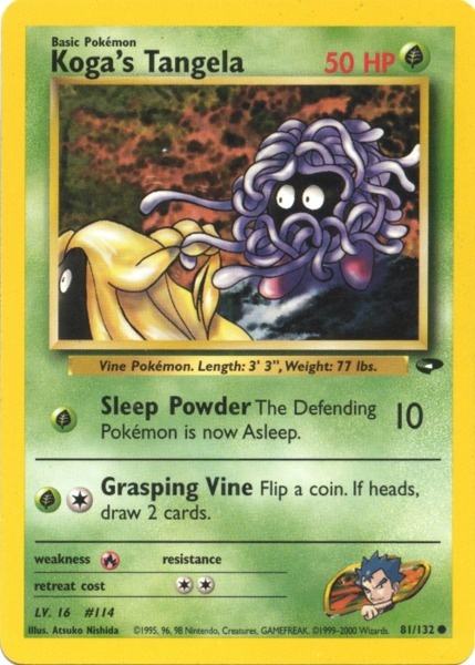 Koga's Tangela (81/132) [Gym Challenge]