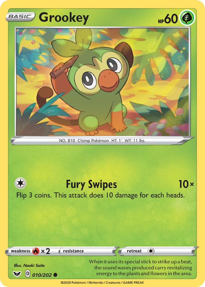 Grookey (10/202) [Sword & Shield: Base Set]