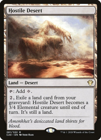 Hostile Desert [Commander 2020] (C20 281)