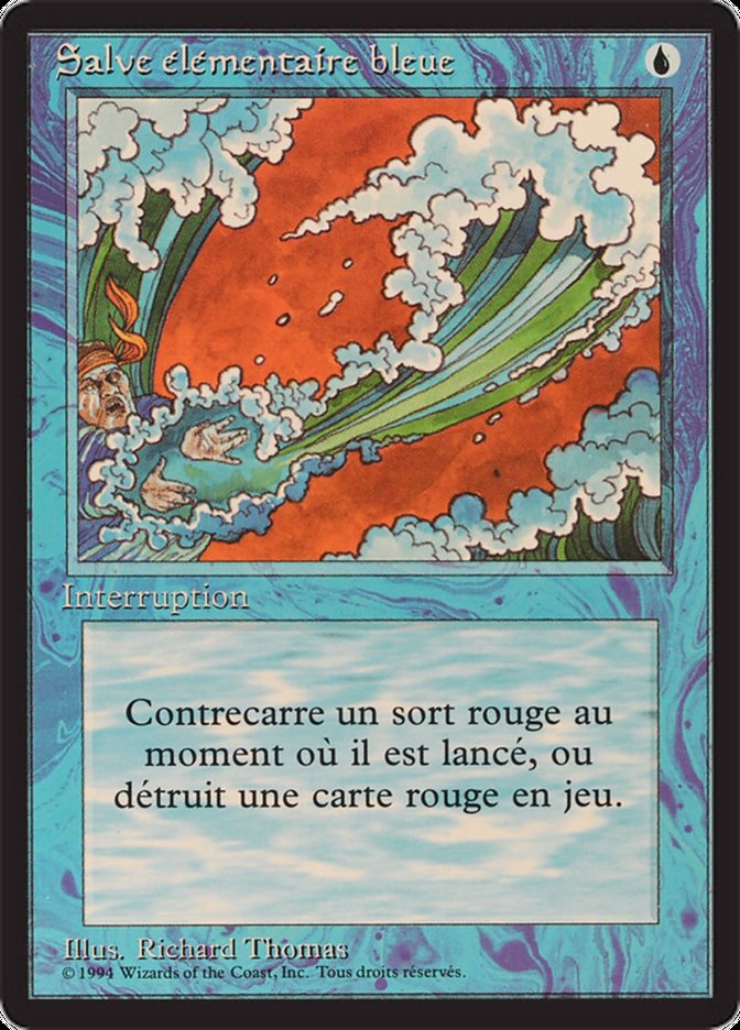 Blue Elemental Blast [Foreign Black Border] (FBB 49)
