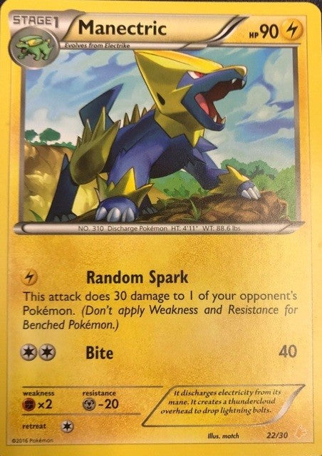 Manectric (22/30) [XY: Trainer Kit - Pikachu Libre & Suicune]