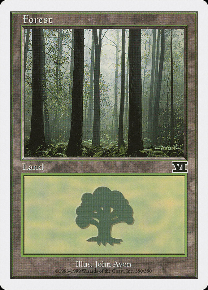 Forest (#350) [Classic Sixth Edition] (6ED 350)