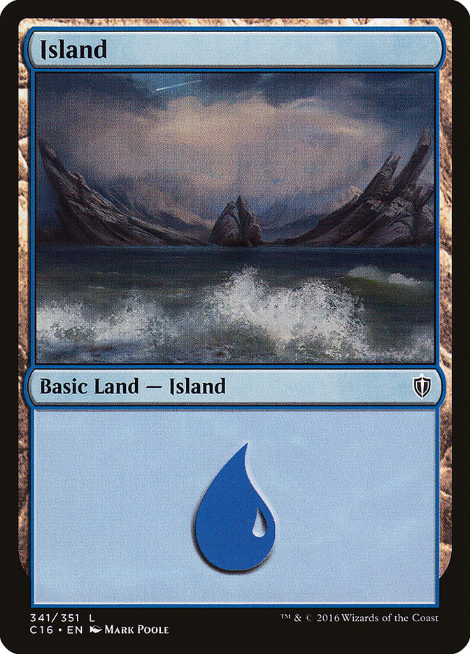Island (#341) [Commander 2016] (C16 341)