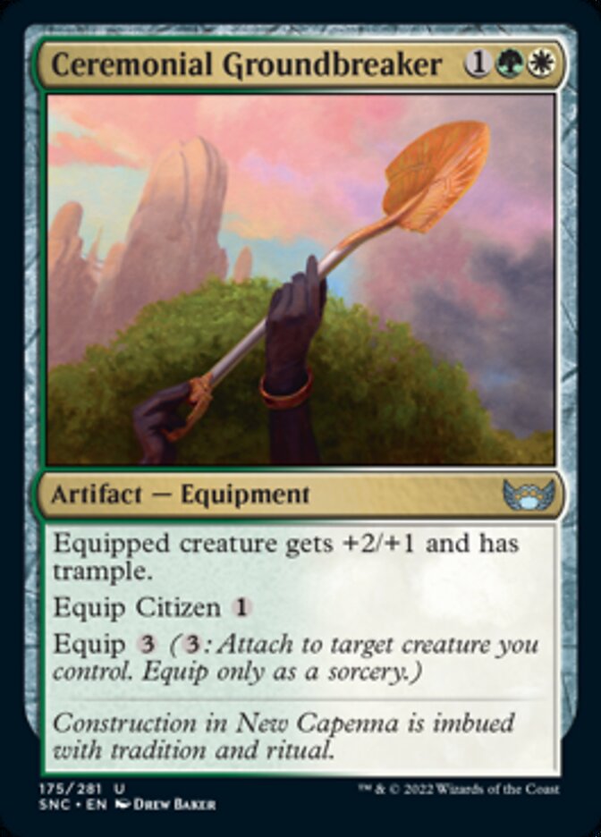 Ceremonial Groundbreaker [Streets of New Capenna] (SNC 175)
