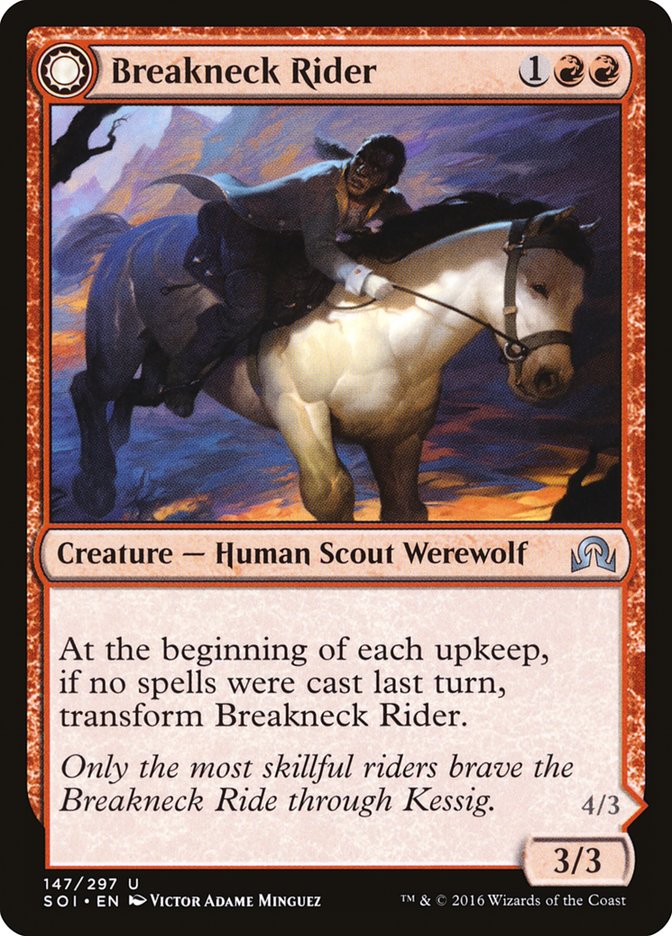 Breakneck Rider // Neck Breaker [Shadows over Innistrad] (SOI 147)
