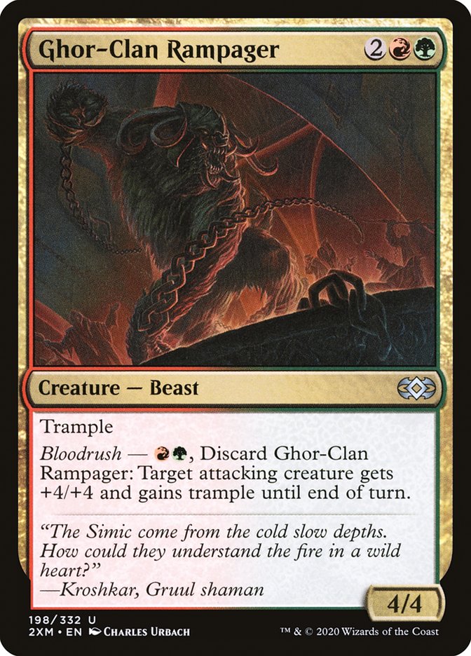 Ghor-Clan Rampager [Double Masters] (2XM 198)