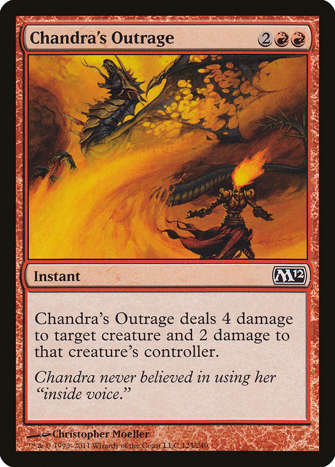 Chandra's Outrage [Magic 2012] (M12 125)