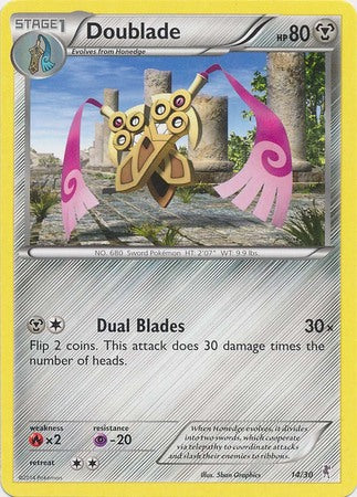Doublade (14/30) [XY: Trainer Kit - Bisharp & Wigglytuff]