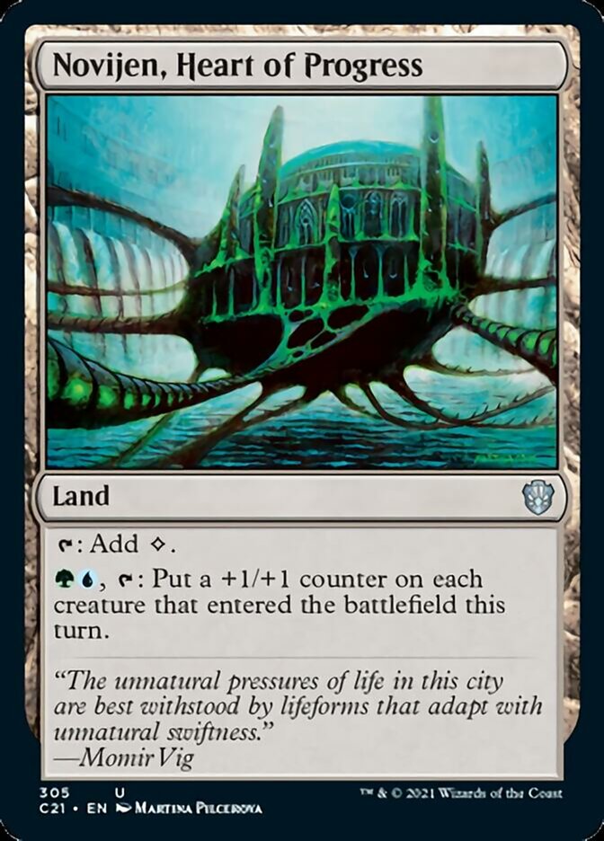 Novijen, Heart of Progress [Commander 2021] (C21 305)