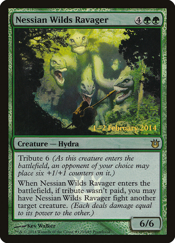 Nessian Wilds Ravager  (Prerelease) [Born of the Gods Prerelease Promos] (PBNG 129)