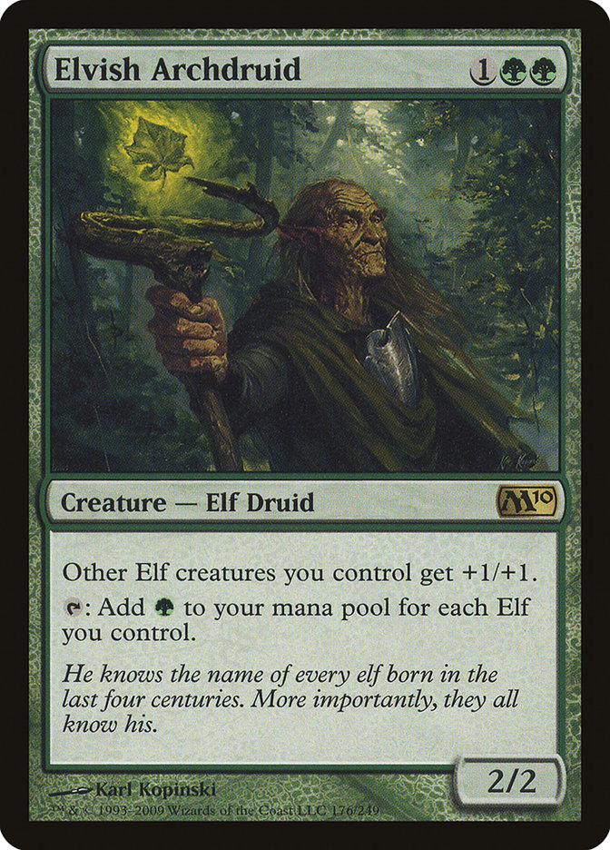 Elvish Archdruid [Magic 2010] (M10 176)