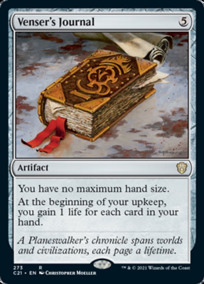 Venser's Journal [Commander 2021] (C21 273)