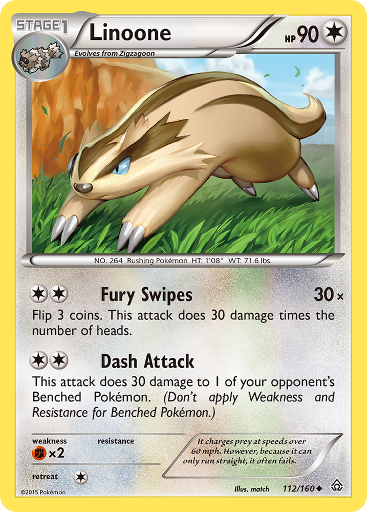 Linoone (112/160) [XY: Primal Clash]