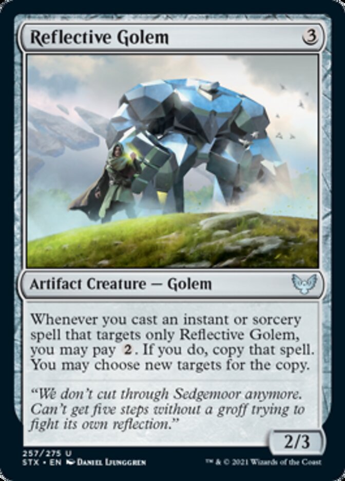 Reflective Golem [Strixhaven: School of Mages] (STX 257)