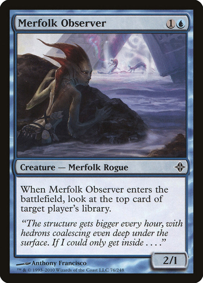 Merfolk Observer [Rise of the Eldrazi] (ROE 76)