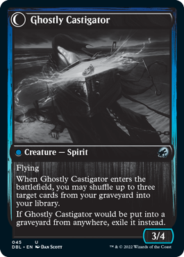 Covetous Castaway // Ghostly Castigator [Innistrad: Double Feature] (DBL 45)