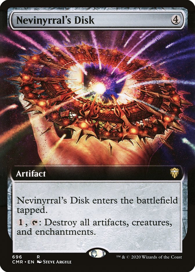 Nevinyrral's Disk (Extended Art) [Commander Legends] (CMR 696)