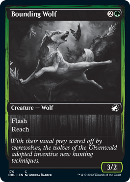 Bounding Wolf [Innistrad: Double Feature] (DBL 170)