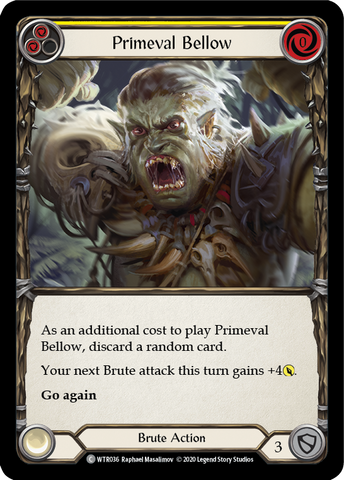 Primeval Bellow (Yellow) [WTR036] Unlimited Normal