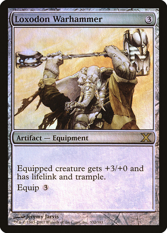 Loxodon Warhammer (Premium Foil) [Tenth Edition] (10E 332)