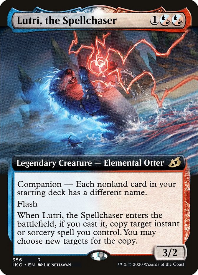 Lutri, the Spellchaser (Extended Art) [Ikoria: Lair of Behemoths] (IKO 356)