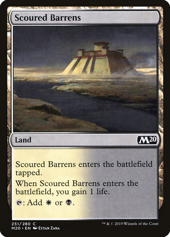 Scoured Barrens [Core Set 2020] (M20 251)