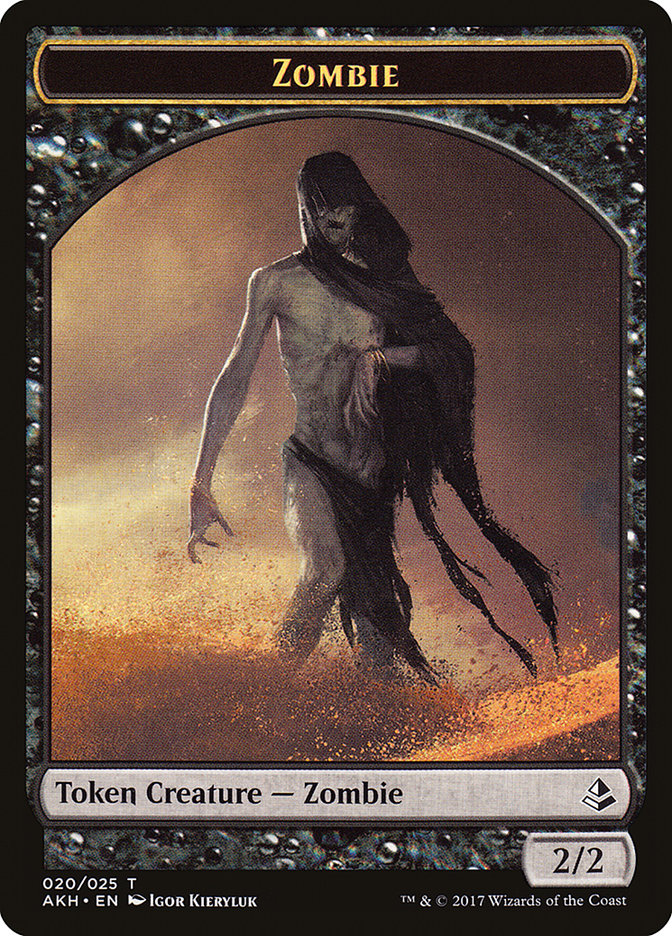 Zombie [Amonkhet Tokens] (TAKH 20)