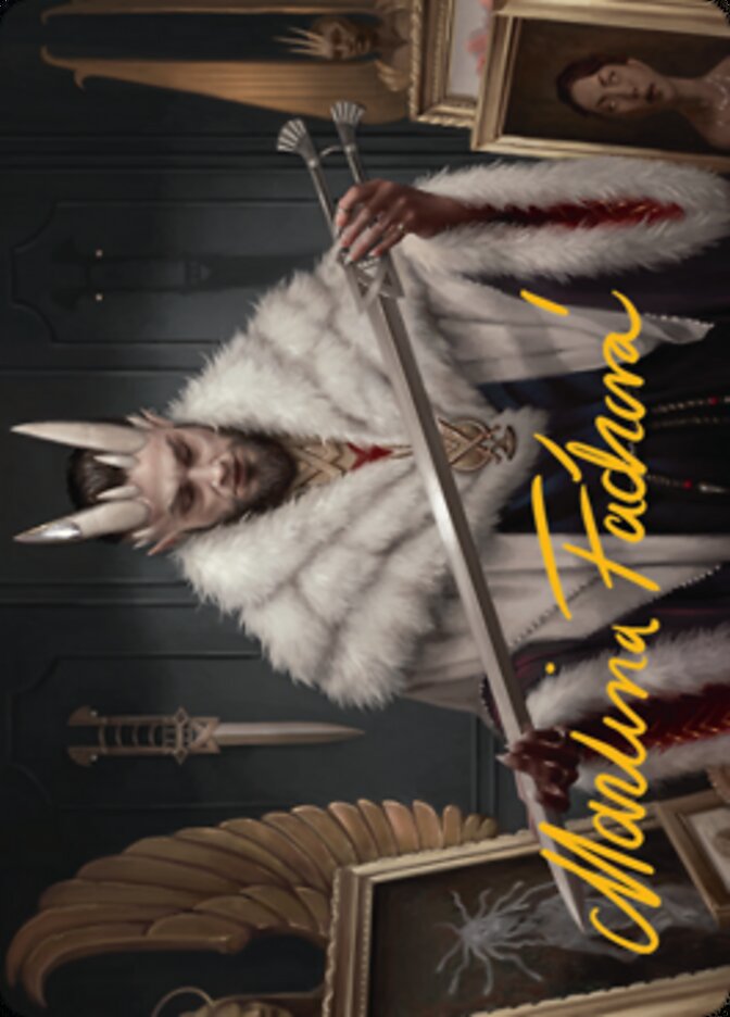 Lord Xander, the Collector Art Card (Gold-Stamped Signature) [Streets of New Capenna Art Series] (ASNC 29)