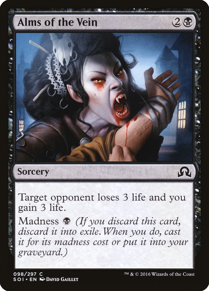 Alms of the Vein [Shadows over Innistrad] (SOI 98)
