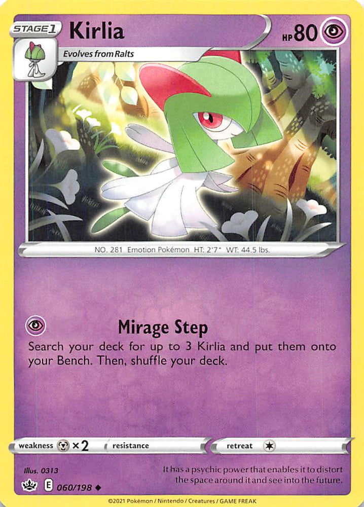 Kirlia  (060/198) [Sword & Shield: Chilling Reign]